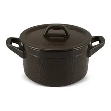 Кастрюля с керамической крышкой Ceraflame Hammered, 3л, шоколад