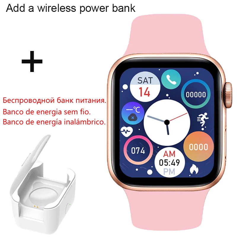 IWO Smart Watch Men Series 7 Wireless Charge Smartwatch Women Heart Rate Watches Bluetooth Call Fitness Tracker For Android IOS 