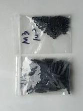 Tornillo de espaciado de plástico para placa base PCB, 50 Uds., M2/M2.5/M3/M4 * L + 6mm, nailon, separador estanco de Pilar fijo