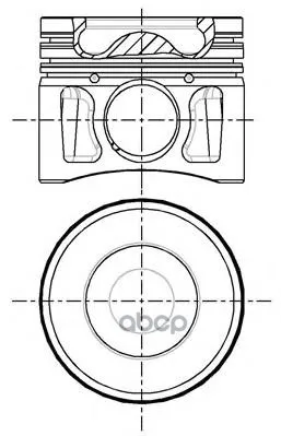 Поршень Peugeot Boxer/Citroen Jumper 2,2hdi 06- 0,5mm(Комплект) Nural 8742770710 NURAL арт. 8742770710