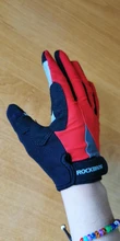 ROCKBROS-Guantes Térmicos para ciclismo, resistentes al viento, con pantalla táctil, cálidos, para invierno y otoño