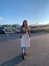 Gabardina informal de algodón para mujer, abrigos largos vintage de talla grande, abrigos doble superior, prendas de vestir kpop con botonadura