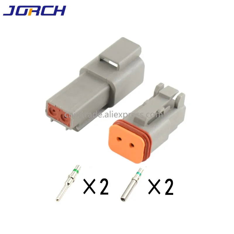Conector Elétrico Macho e Fêmea Impermeável Terminais Verdes dt Dt042p Dt06-2s 0460-21516141 0462-209-16141 2pin