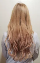 Extensiones de cabello humano Ultra plano de PU, sin costuras, con Halo, Kayla