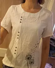 Blusas de mujer de Marca Ropa de verano de oficina para mujer blusas de túnica de tamaño grande 2020 Casual de manga corta Camisa de impresión Blusa femenina