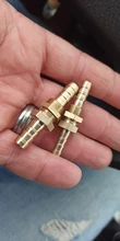 Hose Barb Coupler-Connector-Adapter Pipe-Fitting Id-Pipe 16mm Brass Bulkhead Copper 12-14