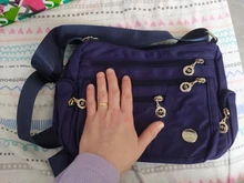 Bolso de hombro de nailon Oxford para mujer, bandolera de viaje de gran capacidad, resistente al agua