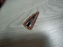 Hair-Accessories Hair-Claw Crab Imitation-Pearl-Hairpin Crystal Heart-Shape Girl Geometric