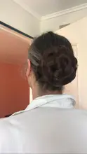 Chignon Hair Bun Blonde Black S-Noilite Clip-In Women Brown Claw