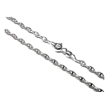 

Chain 925 sterling silver m 40cm. Lumina carved thread 0.50mm. [AB0356]