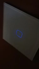 Esooli-Interruptor táctil de pared para el hogar, con wifi, 1 sentido, estándar de la UE, Tuya/Smart Life/ewelink, 2 entradas, control de voz por Google Home, Amazon Alexa