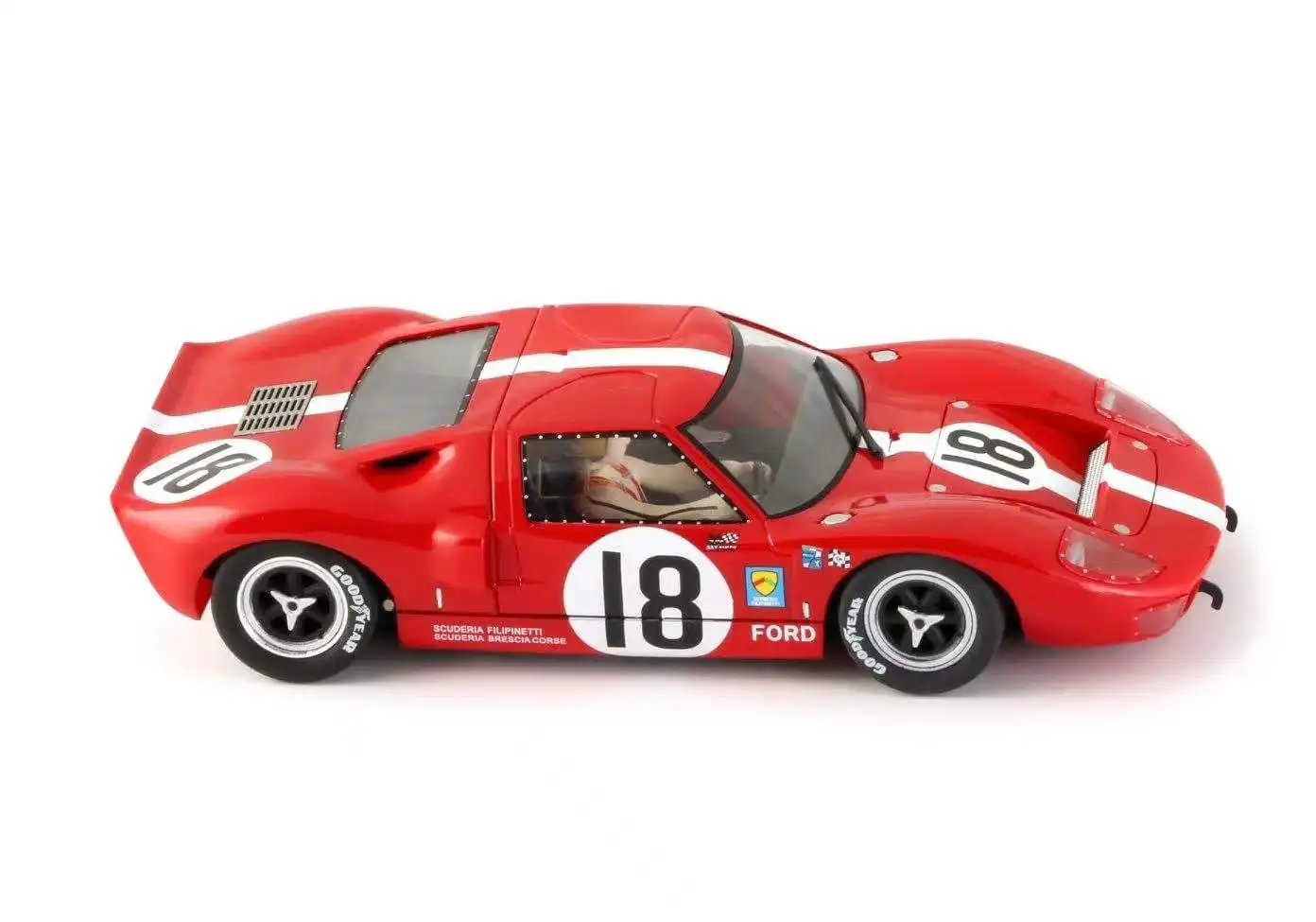 スロット付きカーアクセサリー,フォードgt40 n.18 24時間,1967