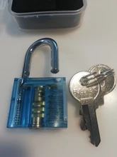 Hasps Padlock Skill Pick Furniture Hardware Training Practice-View Mini Cutaway NAIERDI