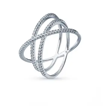 

Silver ring with cubic zirconia sunlight