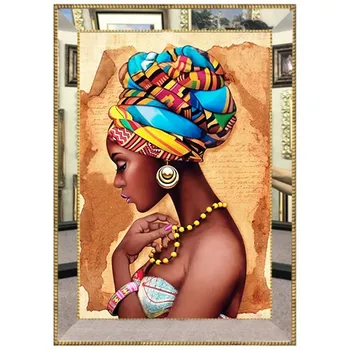 

Luxury Mirror Framed Digital Canvas Painting 70 * 100 cm