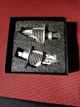 Eurs luchador Foco H4 bombillas Led coche/Faro motocicleta 72W 12V 24V 6000K Super Led H4 bombillas de faro delantero de coche lampada Led H4 8000LM