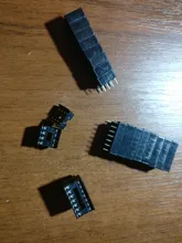 10 Uds IC conectores DIP6 DIP8 DIP14 DIP16 DIP18 DIP20 DIP28 DIP40 pines conector de enchufe DIP 6 8 14 16 18 20 24 28 40 pin