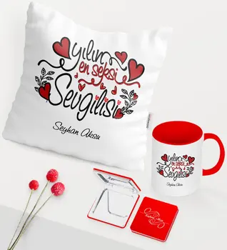 

Tailor-made The Most Sexy Lover Themed Red Mug Mirror Pillow Set