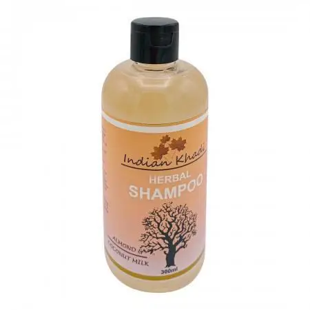 Shampoo for sensitive scalp with миндалем and coconut milk (shampoo) Indian khadi | индиан Kadi 300 ml Красота и
