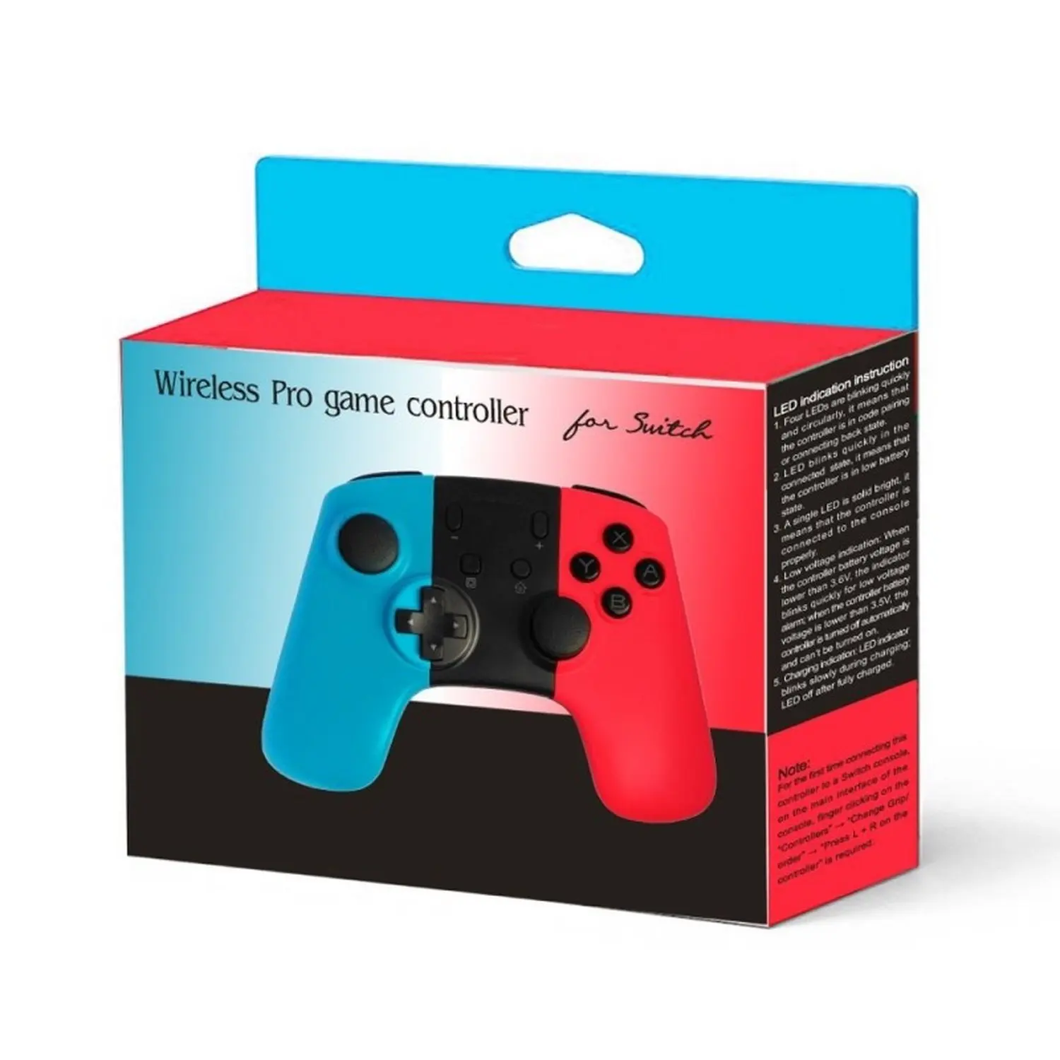 Беспроводной игровой контроллер геймпад джойстик Совместимость NINTENDO SWITCH консоль-синий+ сеть