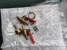 Ball-Valve Thread-Joint Fuel-Pipe Hose Barb Water-Oil 1pcbrass Female 12mm for 1/81/21/4