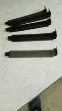New 10Pcs/lot Black Hard Steel Dust Filter Blanking Plate PCI Slot Cover