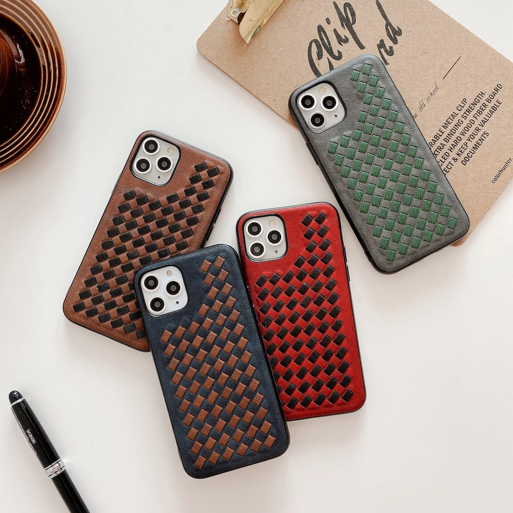 luxury Leather case For iPhone 11 Pro Max pro PU Soft brand fashion design Cover for iphone shell conque |