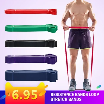

Resistance Bands Loop Yoga Strength Training Stretch Band Fitness Equipment Home Gym Exercise Workout Bands elasticas fitnes