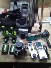 Kaitian-trípode de Nivel láser verde 4D, 16 líneas, autonivelante, Vertical, Horizontal, potente, soporte 360, verde, 3D