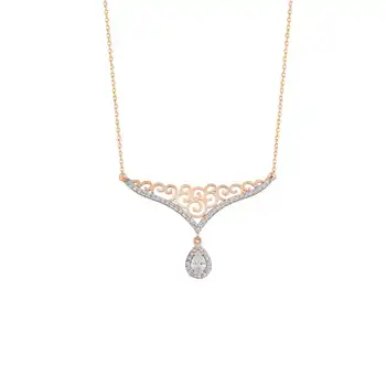 

Diamond Style Necklace 03-384-KL4221