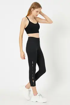 

Koton Women Black Leggings 0 YAK42802NK
