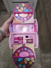 Caja de maquillaje de frozen de la princesa de Disney, juguetes cosméticos para niños, bolso seguro y no tóxico, juguetes de maquillaje solubles en agua