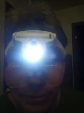 Magnifier-Glasses Headband Loupe-Craft Jeweler Led-Light Hands with 