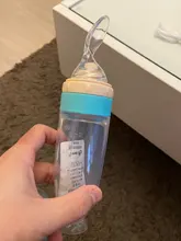 Imebaby bebé recién nacido de silicona de arroz botella de goma alimentación de bebé cuchara cuentagotas de silicona botella de alimentación cuchara botella