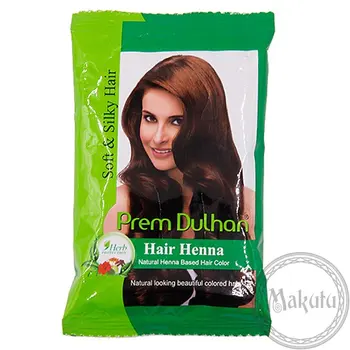 

Henna Prem Dulhan with extracts of 9 valuable herbs "brown", 25g