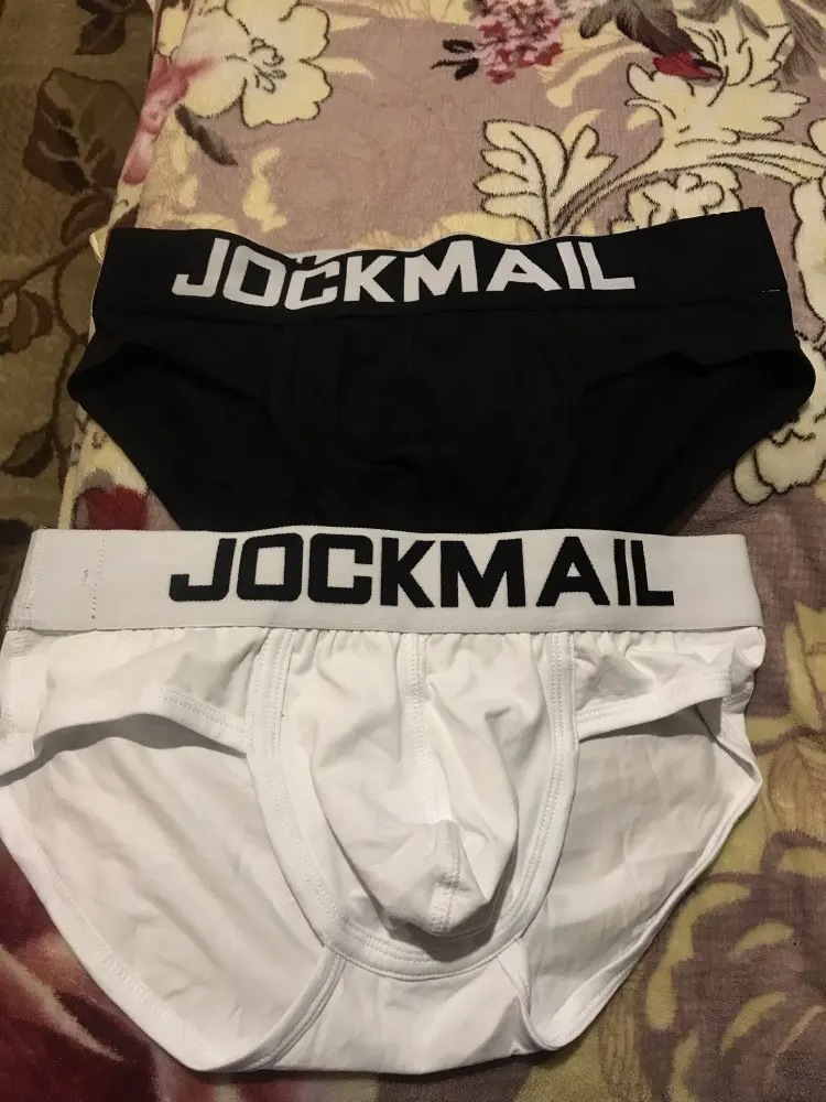 JOCKMAIL brand mens underwear boxers Trunks sexy Push up cup bulge