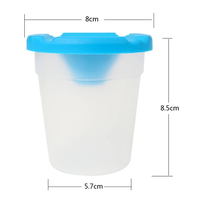 1/2/3 db Gyermekek Nincs Kiömlött Pohár Mosás Vödör Számára Akvarell Olaj Gouache Akrilfestés Művészeti Ellátás - Image 4