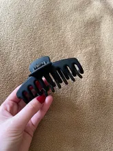 Pinzas de pelo acrílico con pasador para mujer y niña, accesorios para el cabello coreanos sólidos grandes para cabello, elegante glaseado, horquillas con pasador, 1 unidad