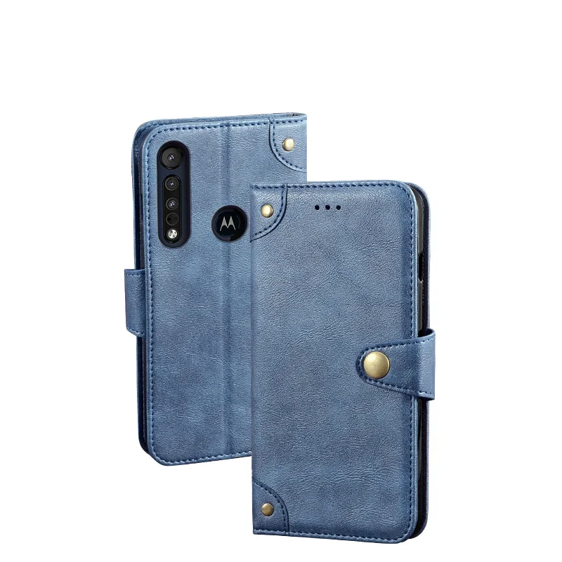 flip case book for Motorola One Macro leather back cover shockproof Magnetic luxury on funda | Мобильные телефоны и