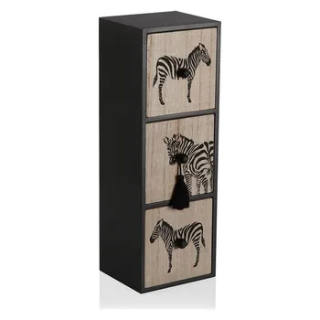 

Jewelry box Wood Zebra 3 drawers