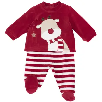 

Set (blouse + trousers) Chicco for boys and girls, color red
