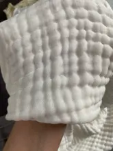 Manta de lana para bebé, Manta para recién nacido, bebé, invierno, muselina, cuadrados, pañales de baño para bebé, 6 capas