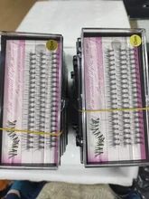 Racimo de pestañas individuales 60 uds, maquillaje profesional, pestañas postizas, extensiones de pestañas