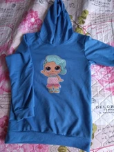 LOL Surprise-sudadera con capucha para niños y niñas, camisa con estampado de dibujos animados, Tops, sudadera, ropa informal
