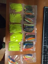 Wobbler Silicone Bait Spinnerbait-Accessories Streamer Soft-Lure Shad Sea Worm 50pcs/Lot