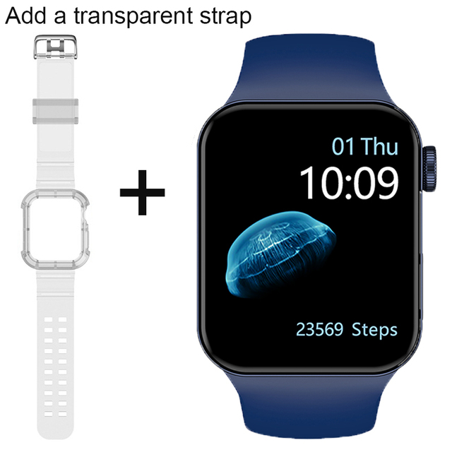 IWO Smartwatch Smart Watch Series 7 Double Button Heart Rate Monitor Dial Call Smart Watches Men Women For IOS Android