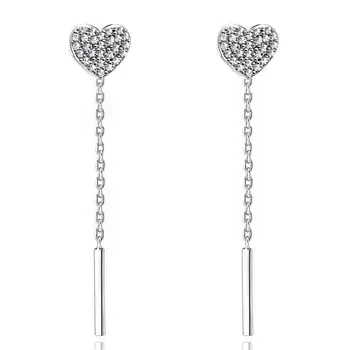 

Earrings Sunduk from silver "heart"