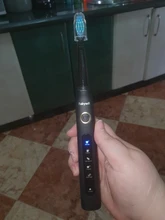 Fairywill-cepillo de dientes eléctrico sónico para adulto, FW-507 recargable por USB, resistente al agua, 8 cabezales de repuesto