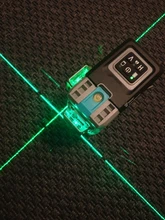 DEKO 12 líneas 3D nivel láser verde líneas horizontales y Cruz Vertical 520nm,Auto autonivelante, alta precisión (serie DKLL12tdP02)