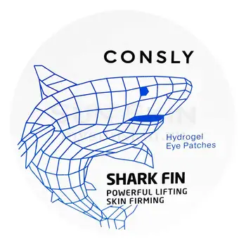 

Hydrogel patches for eye area with shark fin extract consely hydrogel shark fin eye patches
